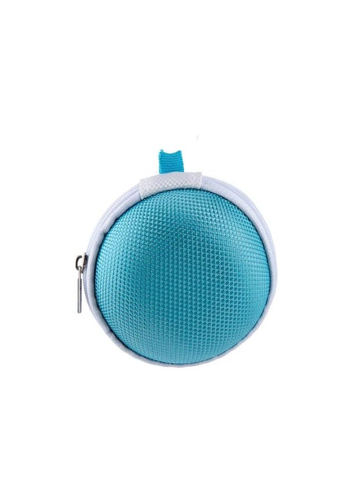 DAISO Blue Earphone Case - Protective Carrying Case for Earbuds - Image 1